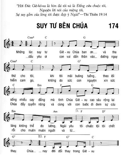 SUY TƯ BÊN CHÚA