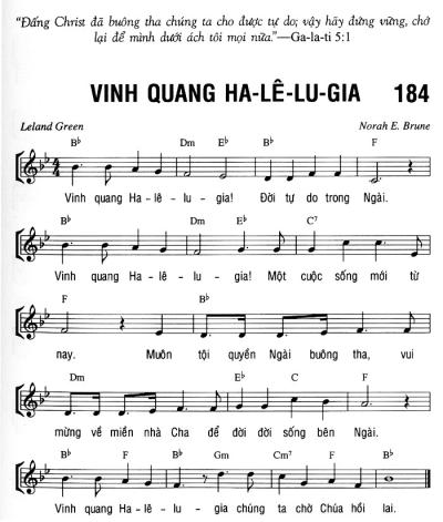 VINH QUANG HA-LÊ-LU-GIA