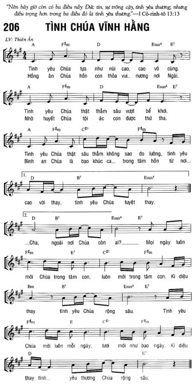 TÌNH CHÚA VĨNH HẰNG