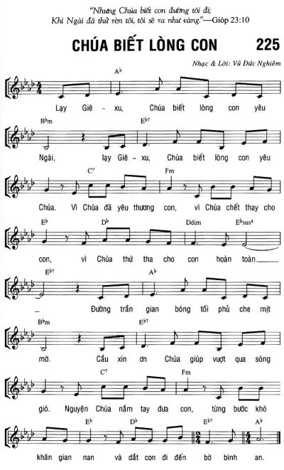 CHÚA BIẾT LÒNG CON