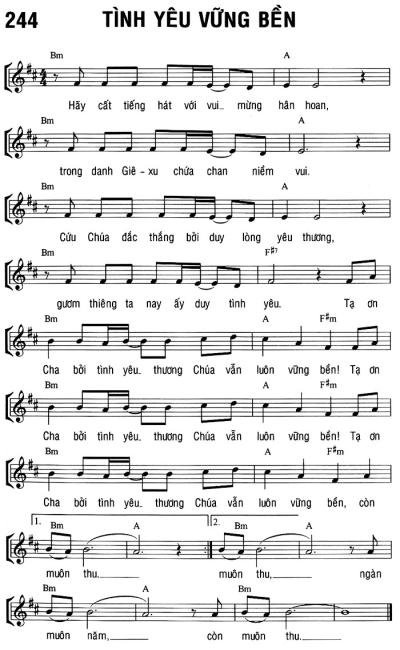 TÌNH YÊU VỮNG BỀN