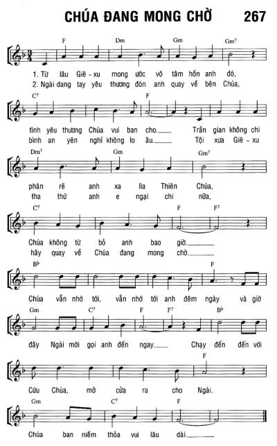 CHÚA ĐANG MONG CHỜ