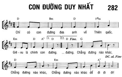 CON ĐƯỜNG DUY NHẤT