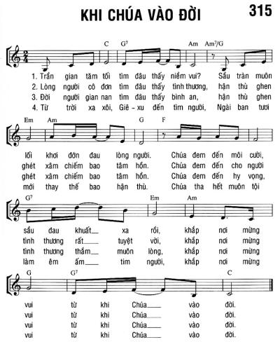 KHI CHÚA VÀO ĐỜI