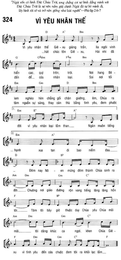 VÌ YÊU NHÂN THẾ