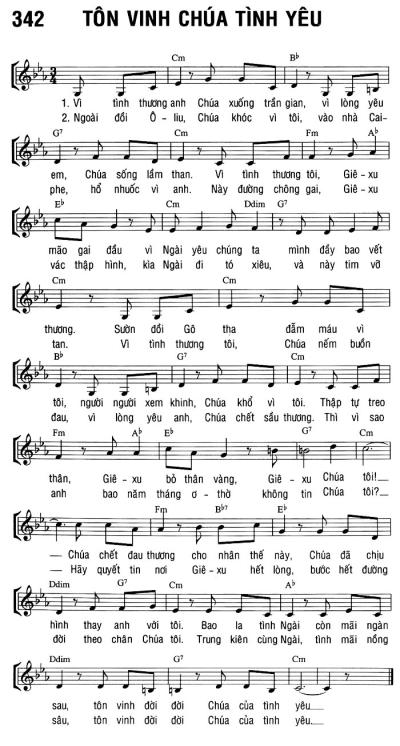 TÔN VINH CHÚA TÌNH YÊU