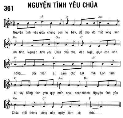NGUYỆN TÌNH YÊU CHÚA