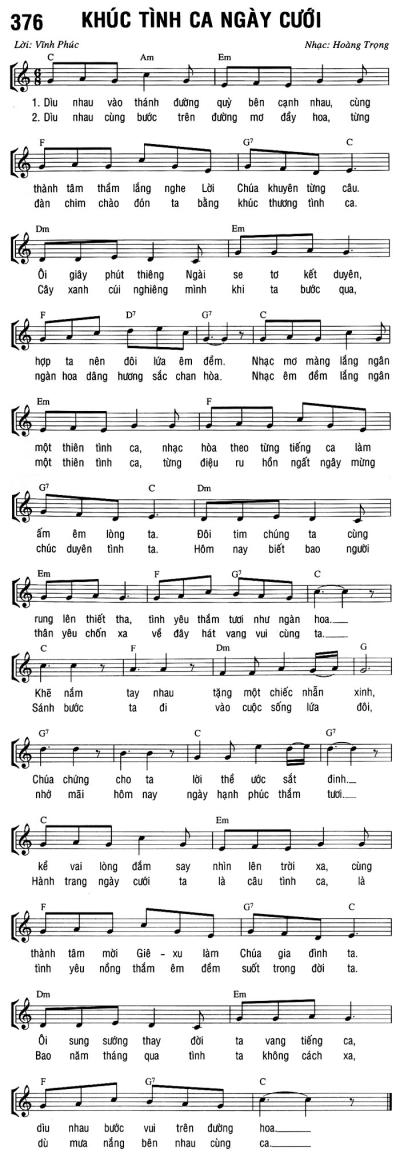 KHÚC TÌNH CA NGÀY CƯỚI