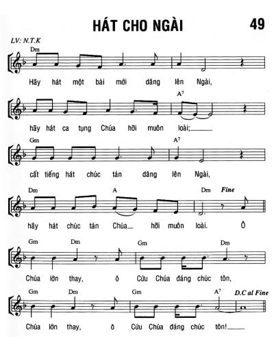 HÁT CHO NGÀI