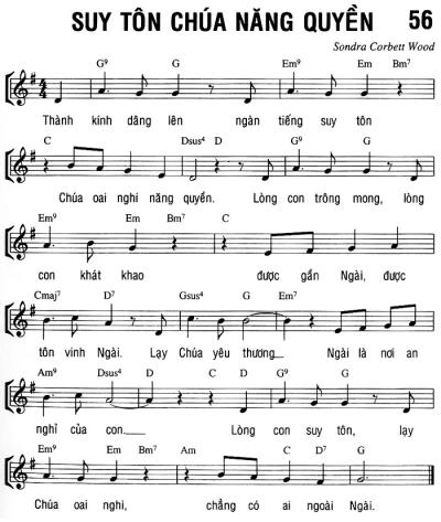 SUY TÔN CHÚA NĂNG QUYỀN