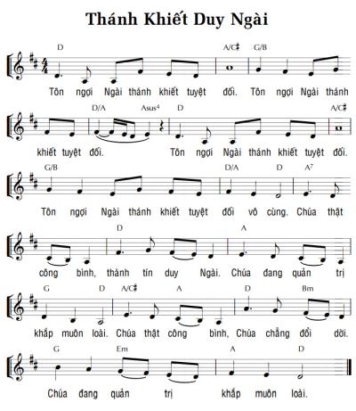 THÁNH KHIẾT DUY NGÀI