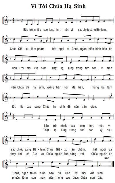 VÌ TÔI CHÚA HẠ SINH