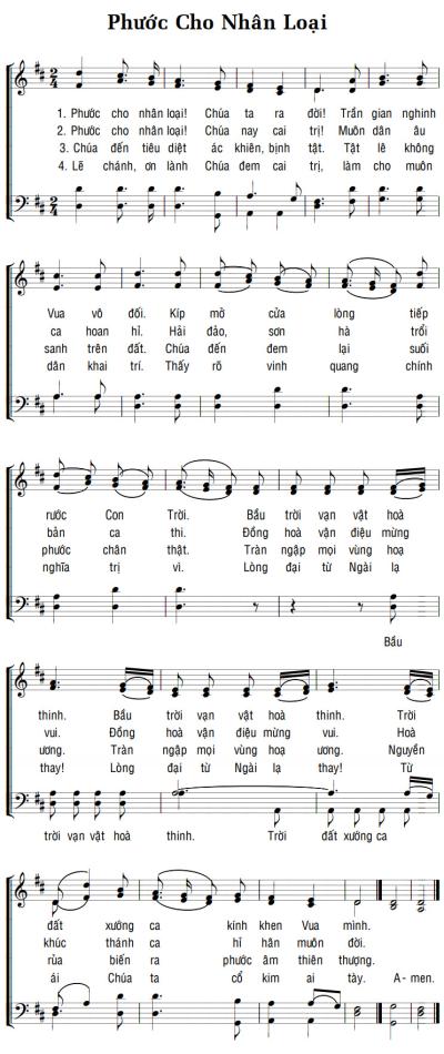 PHƯỚC CHO NHÂN LOẠI