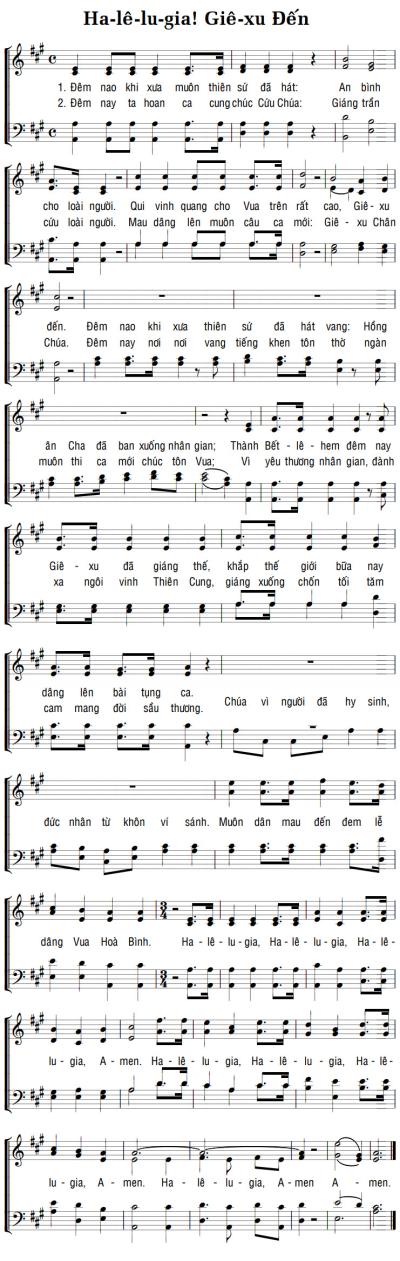 HA-LÊ-LU-GIA! GIÊ-XU ĐẾN