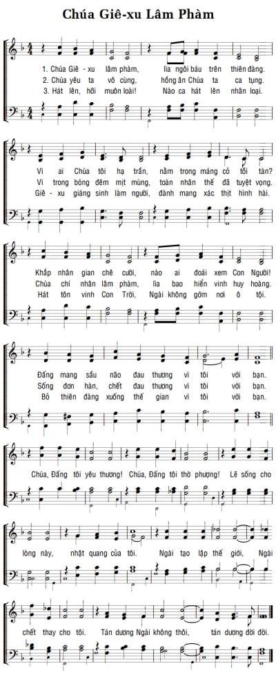 CHÚA GIÊ-XU LÂM PHÀM
