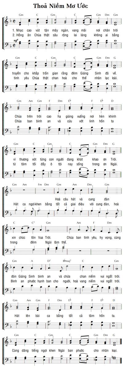 THOẢ NIỀM MƠ ƯỚC