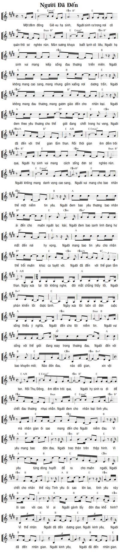 NGƯỜI ĐÃ ĐẾN