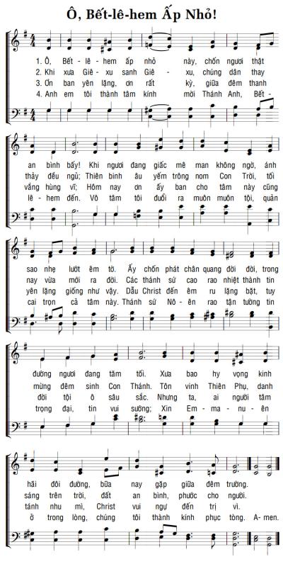 Ô, BẾT-LÊ-HEM ẤP NHỎ!