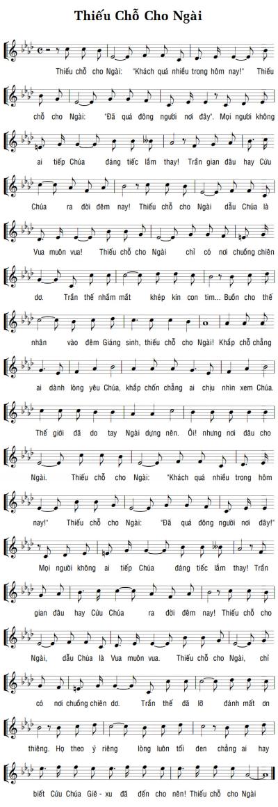 THIẾU CHỖ CHO NGÀI