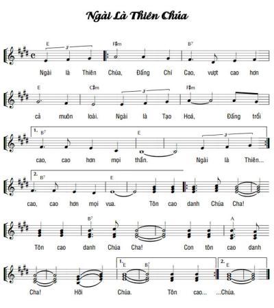 NGÀI LÀ THIÊN CHÚA