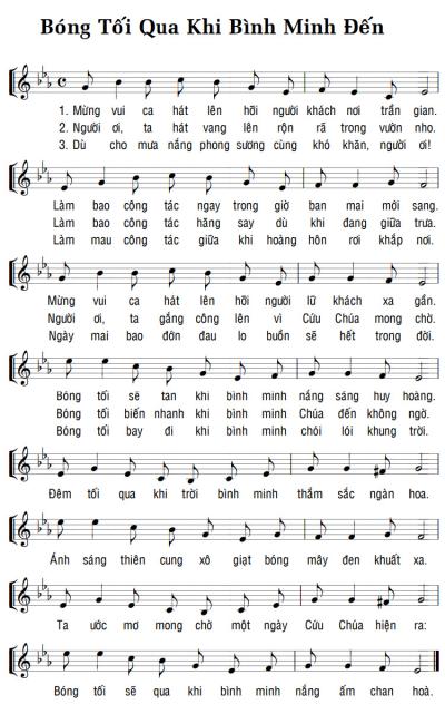 BÓNG TỐI QUA KHI BÌNH MINH ĐẾN