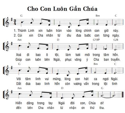 CHO CON LUÔN GẦN CHÚA