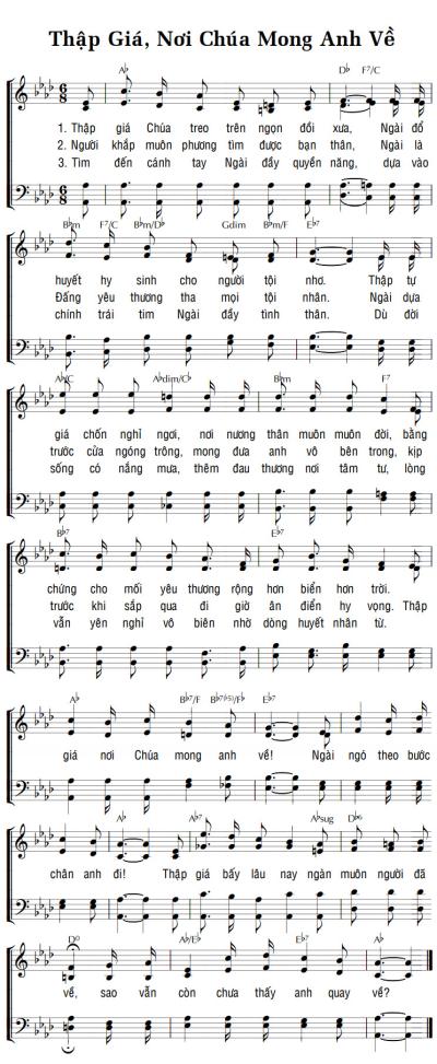 THẬP GIÁ NƠI CHÚA MONG ANH VỀ