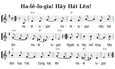 HA-LÊ-LU-GIA! HÃY HÁT LÊN!