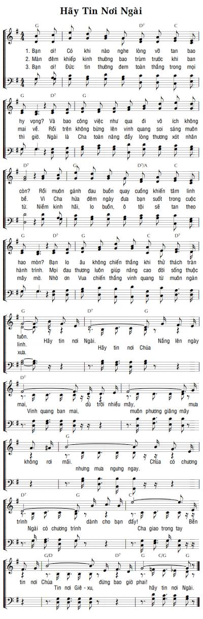HÃY TIN NƠI NGÀI