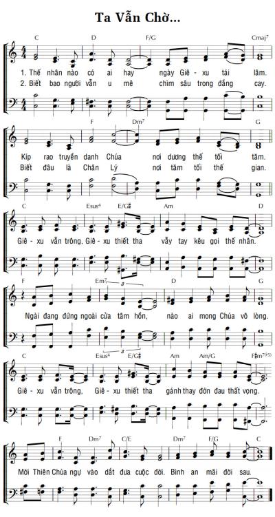 TA VẪN CHỜ