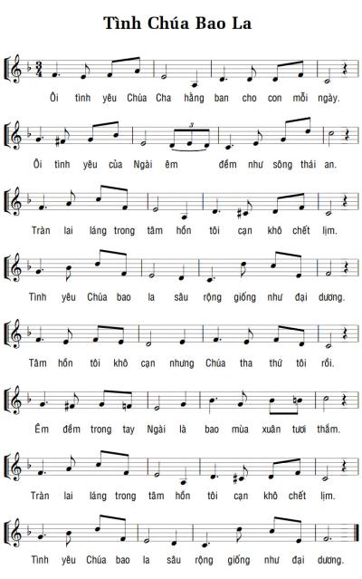 TÌNH CHÚA BAO LA