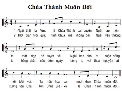 CHÚA THÁNH MUÔN ĐỜI