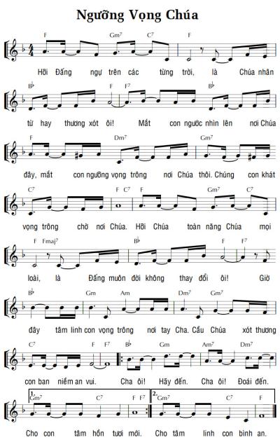 NGƯỠNG VỌNG CHÚA