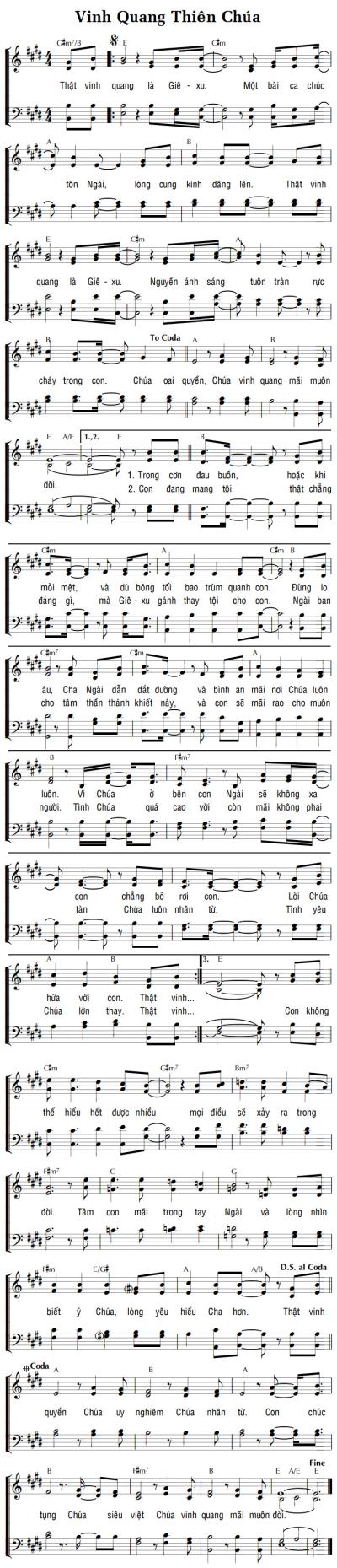 VINH QUANG THIÊN CHÚA