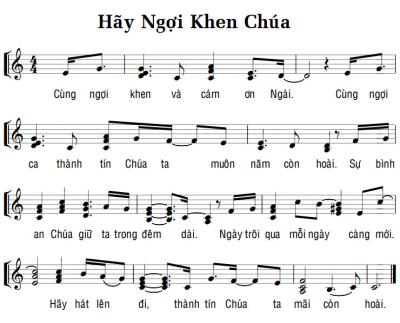 HÃY NGỢI KHEN CHÚA