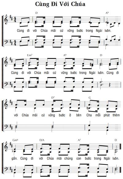 CÙNG ĐI VỚI CHÚA
