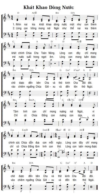 KHÁT KHAO DÒNG NƯỚC