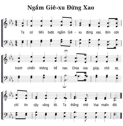 NGẮM GIÊ-XU ĐỪNG XAO