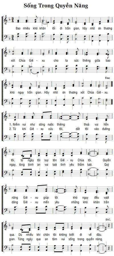 SỐNG TRONG QUYỀN NĂNG