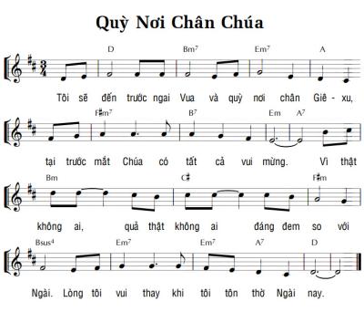 QUỲ NƠI CHÂN CHÚA
