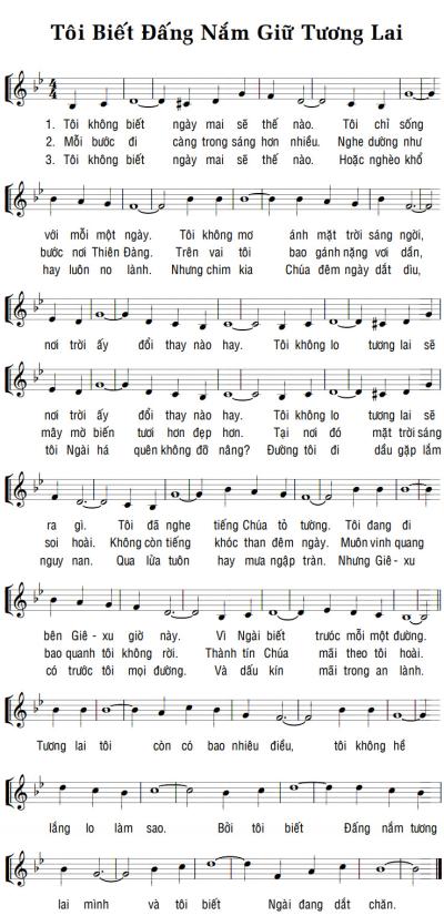 TÔI BIẾT ĐẤNG NẮM GIỮ TƯƠNG LAI