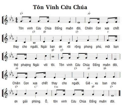 TÔN VINH CỨU CHÚA