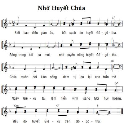 NHỜ HUYẾT CHÚA