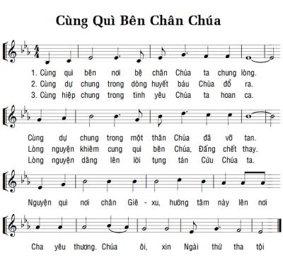 CÙNG QUÌ BÊN CHÂN CHÚA