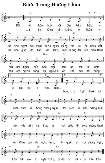 BƯỚC TRONG ĐƯỜNG CHÚA