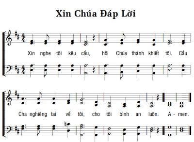 XIN CHÚA ĐÁP LỜI