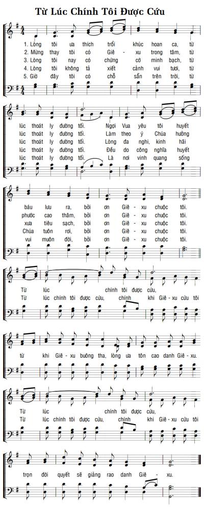 TỪ LÚC CHÍNH TÔI ĐƯỢC CỨU