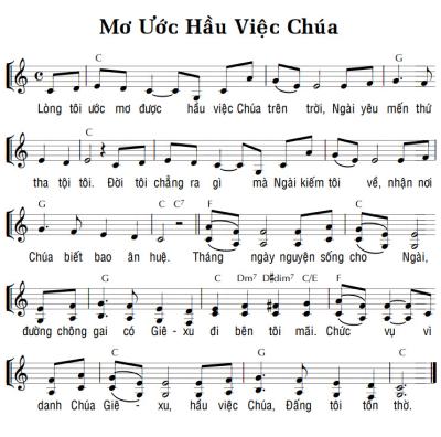 MƠ ƯỚC HẦU VIỆC CHÚA