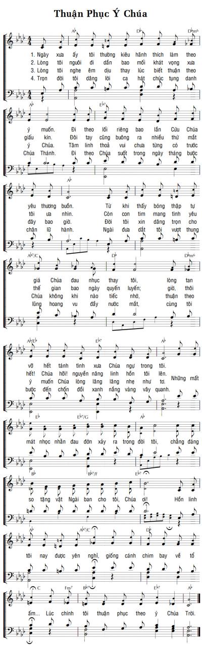 THUẬN PHỤC Ý CHÚA