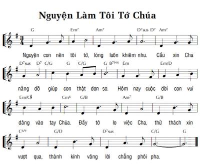NGUYỆN LÀM TÔI TỚ CHÚA